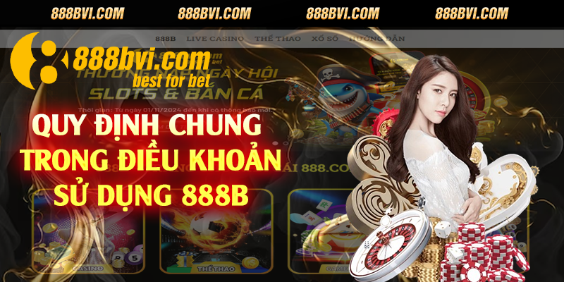 Quy định chung trong điều khoản sử dụng 888b